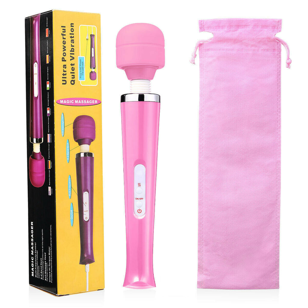 Magic Massage Wand Muscle Relaxation Massager 20 Speed Vibrating Full Body Therapy Motor Vibration