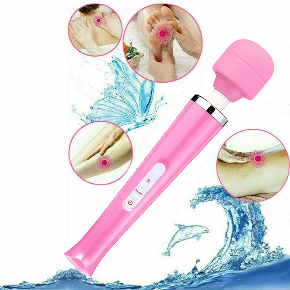 Magic Massage Wand Muscle Relaxation Massager 20 Speed Vibrating Full Body Therapy Motor Vibration